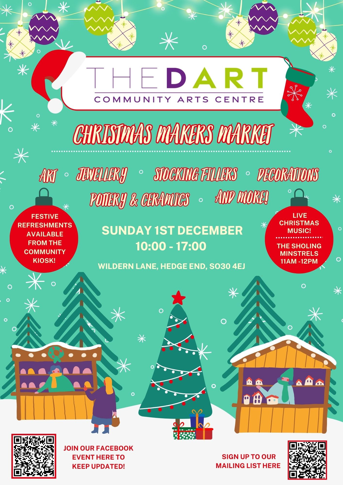 Christmas Pop up Market Poster