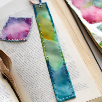 Watercolour bookmark